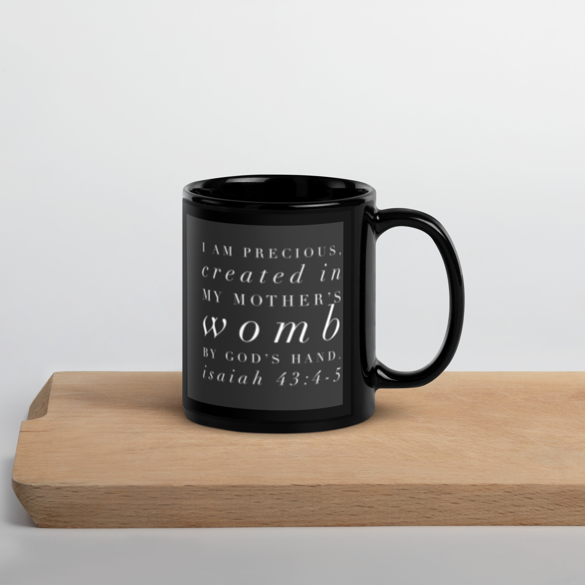 Motivational coffee Mug with Scripture quotes