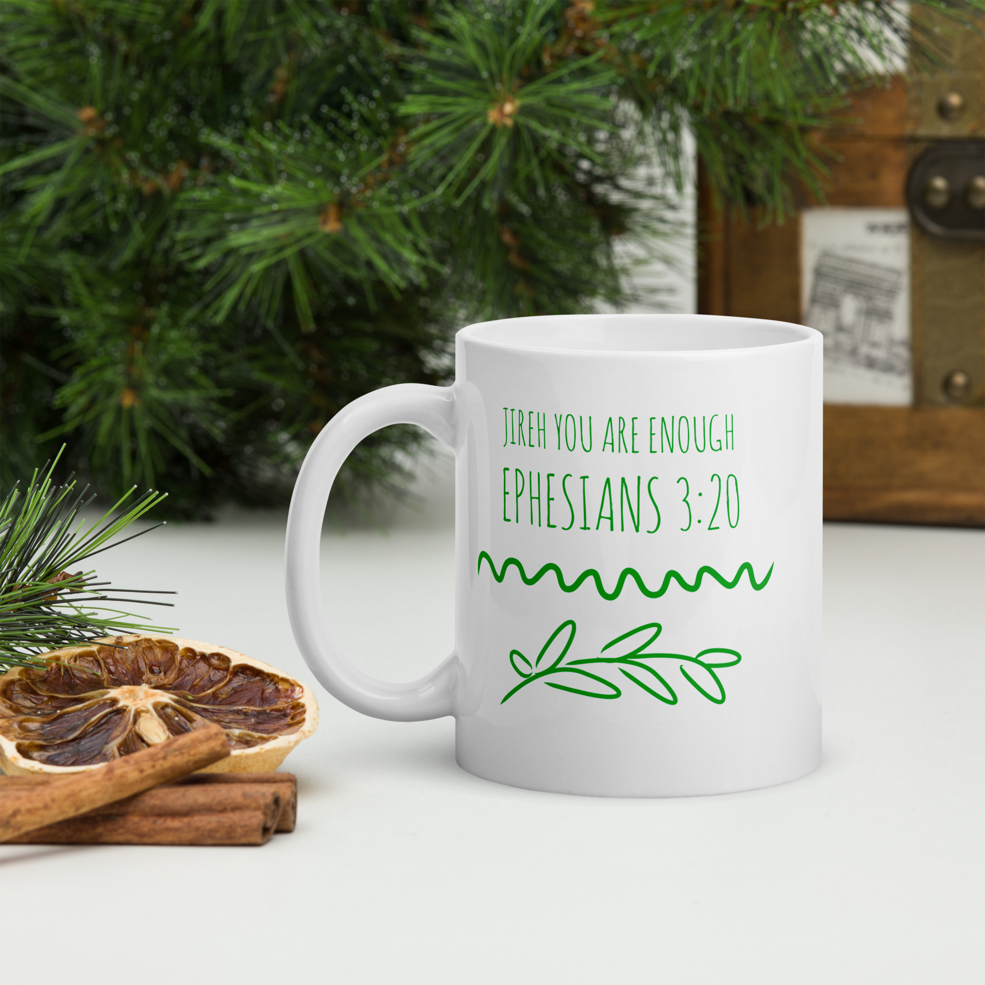 Jireh Ephesians 3:20 bible verse mug - Image 2